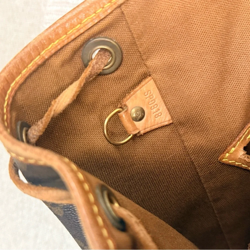 Vintage Louis Vuitton Brown Monogram Backpack - Picture 14 of 16